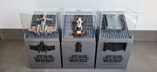 PROPEL T-65 X-Wing, 74-Z speeder bike & TIE advanced x1 Drone camera | Catawiki
