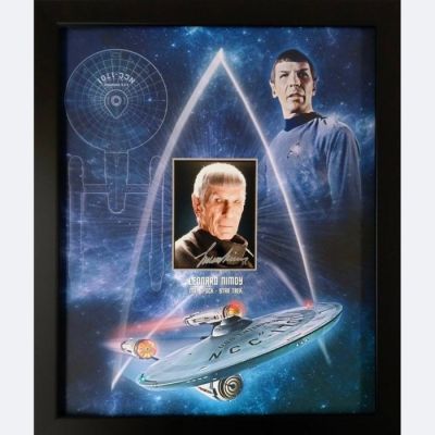 Star Trek - Signed by Leonard Nimoy (+) (Mr Spock) | Catawiki