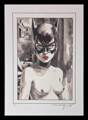 Batgirl - Watercolor edition by Emma Wildfang - Large size | Catawiki