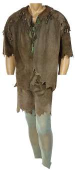 Lot 1667 - Robin Williams "Peter Pan" costume from Hook.