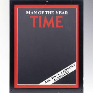 THE BIG LEBOWSKI (1998) - Lot 60 - The Big Lebowski‘s (David Huddleston) Framed Time Man of the Year Mirror