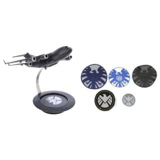 MARVEL‘S AGENTS OF S.H.I.E.L.D. (2013-2020) - Lot 984 - The Bus Model Miniature with Five S.H.I.E.L.D. Patches