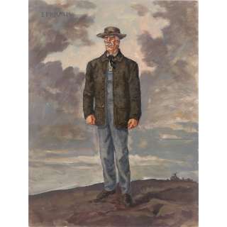 Lot 384 - Pair of Dorothy Jeakins costume design paintings of A. Perkins & B. Ives from Desire Under the Elms