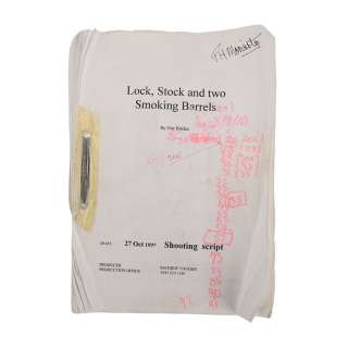 Lock, Stock And Two Smoking Barrels (1998) | P.H. Moriarty-signed Annotated Personal Shooting Script | Propstore