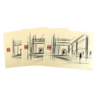 The Twilight Saga - Lot 127 - Alice Cullen‘s Dance Studio Sketch Prints Set