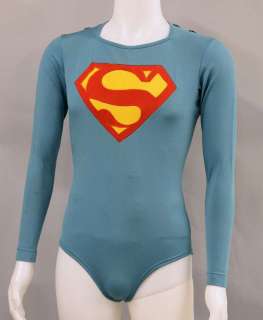 Superman IV: The Quest For Peace (1987) Christopher Reeve leotard in pale blue stretch fabric with… | Ewbank’s