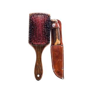 Fargo Josto Fadda Jason Schwartzman Screen Used Knife & Hair Brush Ss 4 | VIP Fan Auctions