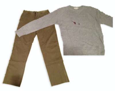 Ed Norton Wardrobe From "Silence of The Lambs" 2002 Prequel "Red Dragon" -- With Prop Blood Spatters | Nate Sanders