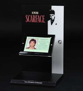Scarface (1983) | Tony Montana’s (Al Pacino) Green Card | Propstore