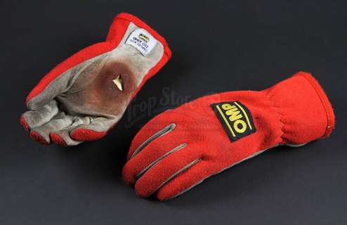 Rush | James Hunt’s (Chris Hemsworth) Fiji Race Bloody Gloves (RC004) | Propstore