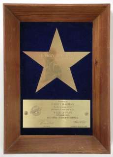 Larry Hagman’s Walk of Fame Plaque | Premiere Props