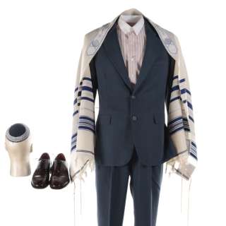 The Shrink Next Door Ike Paul Rudd Screen Worn Suit, Shirt, Tallit, Yarmulke, Tie Bar & Shoes Ep 102 | VIP Fan Auctions