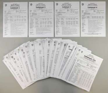 Harry Potter - 107 Callsheets given to Peter Harvey, all from Harry Potter and The Half Blood… | Ewbank’s