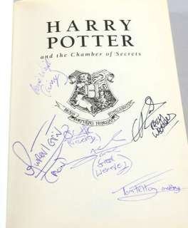 Harry Potter and the Chamber of Secrets - Paperback book, signed to inside page by cast including… | Ewbank’s