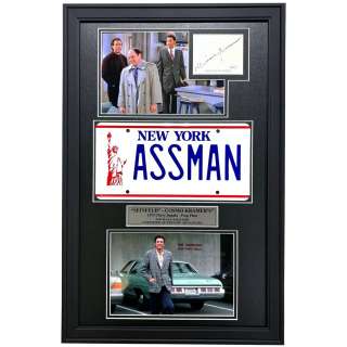 Michael Richards Seinfeld Kramer’s Signed License Plate Framed JSA COA ASSMAN | Activity Auctions