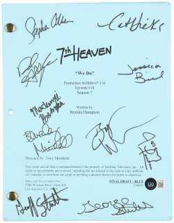 7th Heaven Season 7 Episode 18 Signed Script 10 Autos Beckett COA | Mynt Auctions