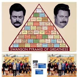 PARKS AND RECREATION (2009-2015) - Lot #819 : Ron Swanson‘s (Nick Offerman) Pawnee ID and Ephemera