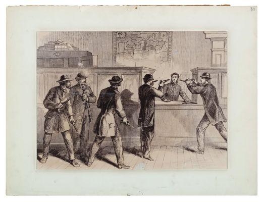 Lot 68 - A "Whispering Smith" Title Background Illustration. | Van Eaton Galleries