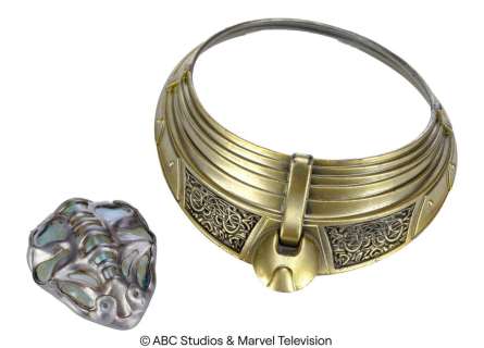 MARVEL‘S AGENTS OF S.H.I.E.L.D. (2013-2020) - Lot #14: Lorelei‘s Stunt Asgardian Necklace with Chitauri Neural Link