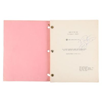 DAWN OF THE DEAD (1978) - Lot #577 : Tom Savini-Autographed Bound Final Shooting Script