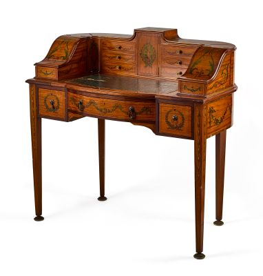 Mary Pickford Personal Adams-Style Carlton Writing Desk - Mary Pickford Foundation LOP | Goldin