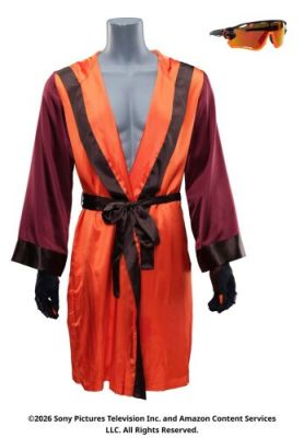 The Boys (T.V. Series, 2019-2026) | Lot 31: Shockwave’s Robe and Accessories | Propstore