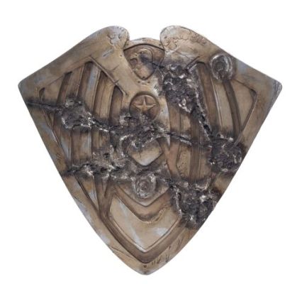 The Boys (T.V. Series, 2019-2026) | Lot 290: Soldier Boy’s Battle-Damaged Stunt Shield | Propstore