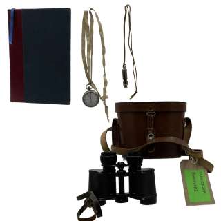 The Boys in the Boat Coach Al Ulbrickson’s Joel Edgerton Journal, Binoculars w/ Case, Stopwatch & Whistle | VIP Fan Auctions