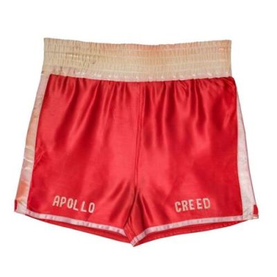 ROCKY II (1979) - Lot #304 : Apollo Creed‘s (Carl Weathers) Photo-Matched Bloodied The Superfight 2 Boxing Shorts