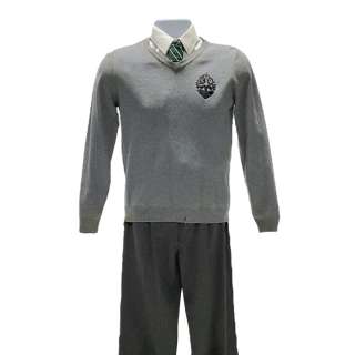 Men Samuel Zak Rothera-Oxley Screen Worn Sweater, Button-Up Shirt, Pants, Tie & Socks | VIP Fan Auctions