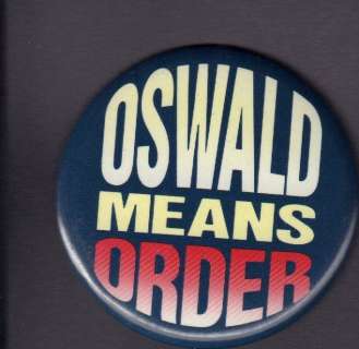 Original Oswald Means Order Button Batman Returns | Piece of the Past