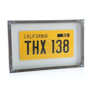 AMERICAN GRAFFITI (1973) - Lot 26 - John Milner‘s (Paul Le Mat) THX 138 Licence Plate