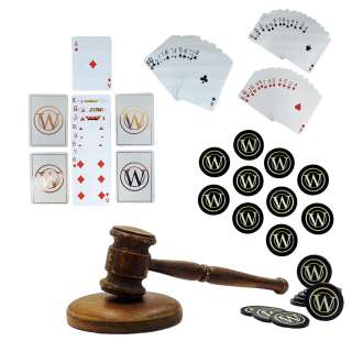 Snowpiercer Town Hall Screen Used Poker Tokens, Full Deck Of Playing Cards & Gavel Ep 401 | VIP Fan Auctions