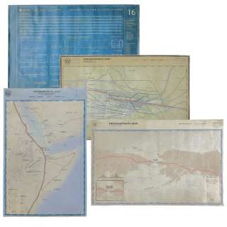 Snowpiercer Production Used Bering Sea Map, 3rd Class Map Version 2, Bohai Rail Yard Map Version 2 & Horn Of Africa Map | VIP Fan Auctions