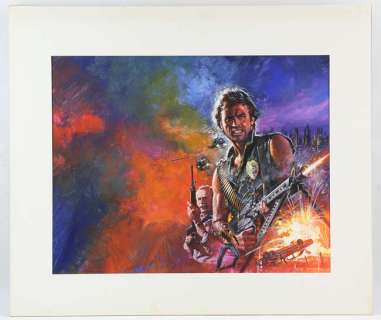 Original colour artwork by Brian Bysouth, gouache on board showing a gun scene with an overturned… | Ewbank’s