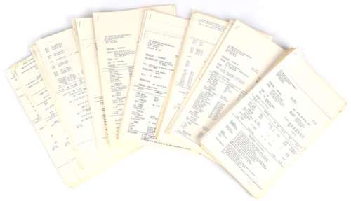 James Bond Moonraker - Large collection of call sheets from 1978, later printed. | Ewbank’s