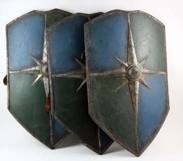 Lot 2138 - The Chronicles of Narnia: Prince Caspian (2008) - Eight original production used cavalry shields, 74
