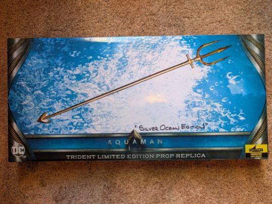 Aquaman Trident "Silver Ocean Edition" - Factory Entertainment L.E. #12 of 50! | eBay US (Buy It Now)