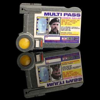 THE FIFTH ELEMENT (1997) - Lot 141 - Korben Dallas (Bruce Willis) Multi Pass