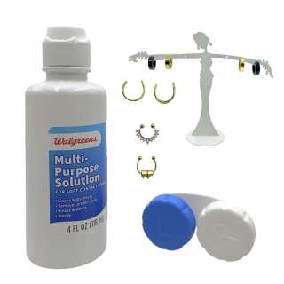 Poker Face Season 2 Amber (Cynthia Erivo) Screen Used Multipurpose Solution Bottle, Contact Lens Case & Earrings Ep 201 | VIP Fan Auctions