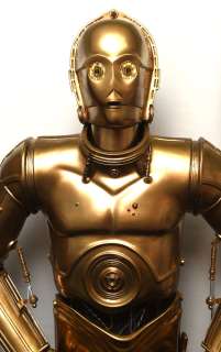 Lot 4307 - Star Wars - Life-size C-3PO built kit like seen in the George Lucas epic. Chris Bartlett C3PO made…