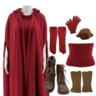 The Handmaid’s Tale Alma Screen Worn Cloak, Vest , Skirt, Corset, Gloves, Sleevelets, Muzzle, Spatts & Boots Ss Multiple | VIP Fan Auctions