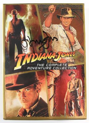 Harrison Ford as Indiana Jones in Indiana Jones Signed DVD Set Box | SWAU