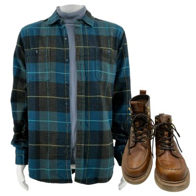 Lot 7: Eternity Luke (Callum Turner) Screen Worn Shirt, Sweater & Boots Ch 17 Sc 90 | VIP Fan Auctions