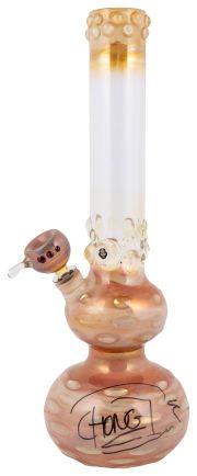 Tommy Chong Signed Glass Custom Pre Operation: Pipe Dreams FBI Raid "Chong Bong" - 16" - JSA LOA | Goldin