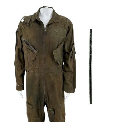 Rescue Dawn (2006) Dieter Down (Christian Bale) Screen Worn Military Jumpsuit & Photo Negative | VIP Fan Auctions