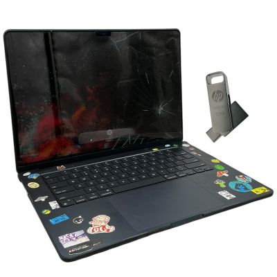 Lot 90: The Wrecking Crew Valentina Screen Used Laptop & Thumb Drive | VIP Fan Auctions