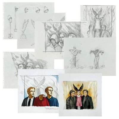 The Handmaid’s Tale The Handmaid Production Used (8) Drawings | VIP Fan Auctions