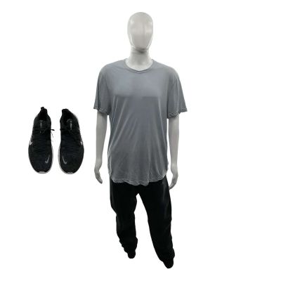 Lot 180: Crime 101 Davis Screen Worn T-Shirt, Joggers & Sneakers Ch 4 Sc 80 | VIP Fan Auctions