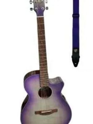 Lot 50: Mother Mary Miel Contrera Screen Used Guitar Strap & Guitar Sc 55 | VIP Fan Auctions